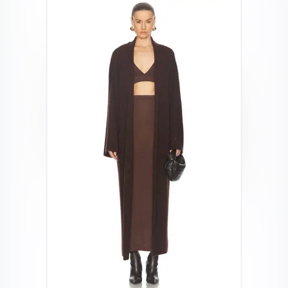 Elegant Brown Women's Cardigan